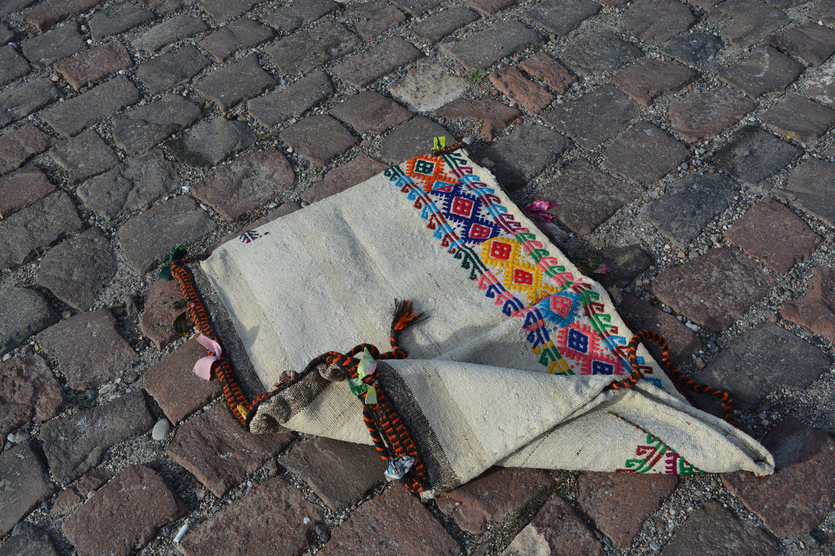 Turkmen chuval, Oriental storage sack,  Turkish kilim rugs, Tekke chuval, Yomud chuval, Turkish bag pillows, Kilim pillows, 2.3x3.4 Ft AG575