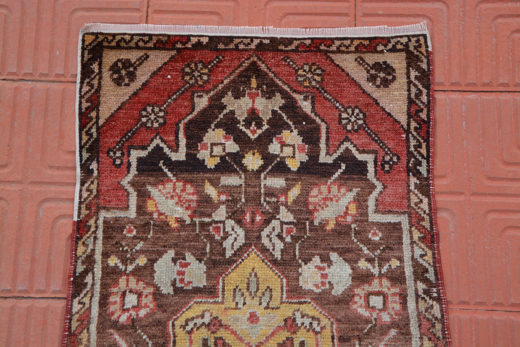 Small Rugs Small Area Rug - Anatolian Series - Red&Green