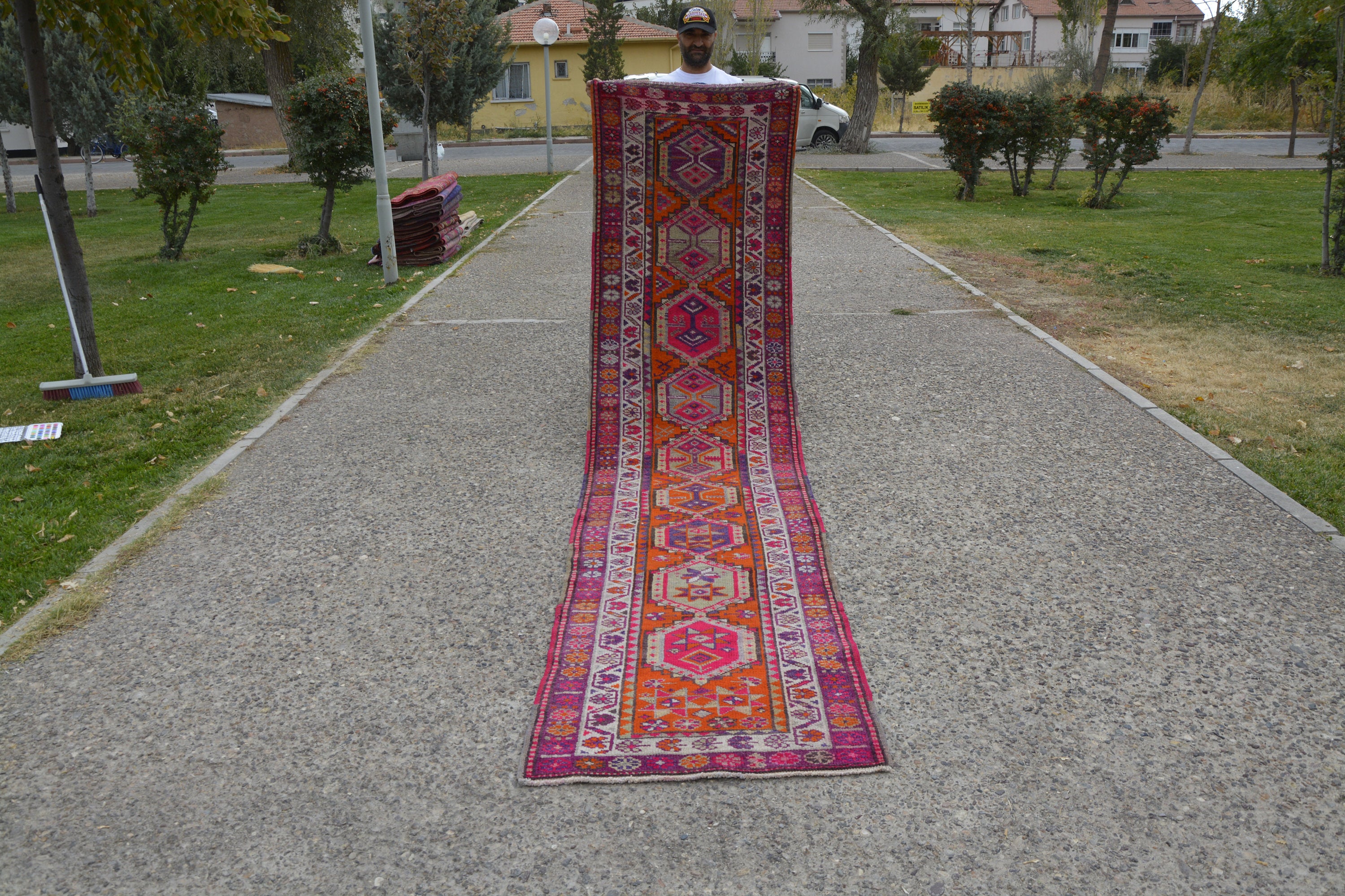 Bohemian Runner Rug, 2.5x4.3 Ft,small Runner Rug, Handmade Rug, Turkish  Runner Rug, Entry Rug, Vintage Carpet, Wool Rug, Boho Vintage Rug 